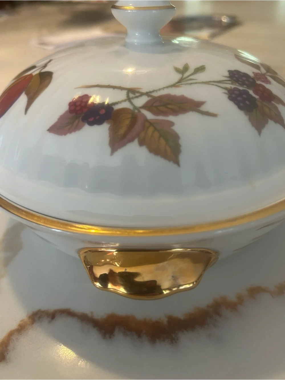 Royal Worcester Evesham serving dish